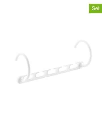 InnovaGoods 8-delige set: kledinghanger-organizers wit - (L)26 cm