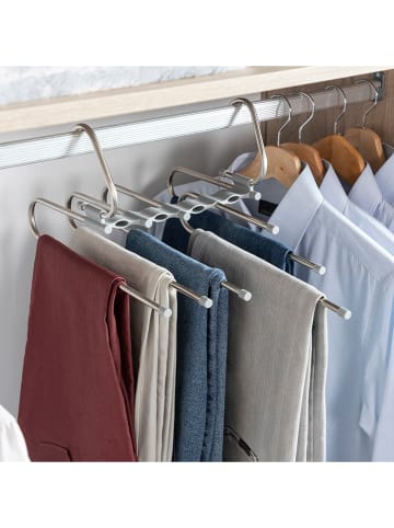 InnovaGoods Wielofunkcyjny wieszak 5w1 w kolorze szarym