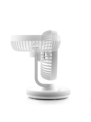 InnovaGoods LED-Tischventilator in Weiß - (H)17 x Ø 23 cm