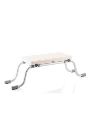 InnovaGoods 2-in-1 anti-slip badkamerzitplankje wit - (B)74 x (H)29 x (D)21 cm