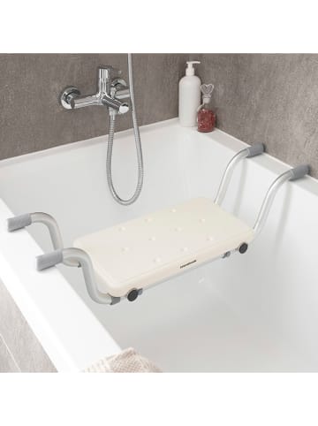 InnovaGoods Antypoślizgowe siedzisko kąpielowe 2w1 w kolorze białym - 74 x 29 x 21 cm
