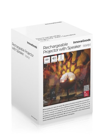 InnovaGoods Led-projector met luidspreker zwart