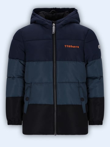 Tygo & Vito Steppjacke "Joppe" in Dunkelblau