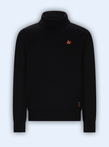 Tygo & Vito Rollkragenpullover "Clint" in Schwarz