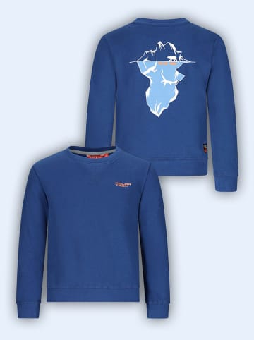 Tygo & Vito Sweatshirt "Silver" in Blau