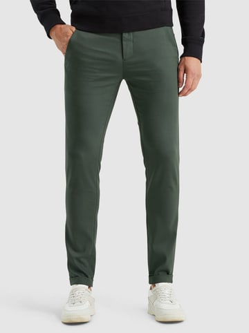 CAST IRON Chinobroek groen