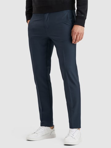 CAST IRON Chinobroek donkerblauw