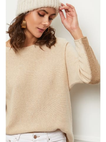 Joséfine Pullover "Aladin" in Beige/ Hellbraun