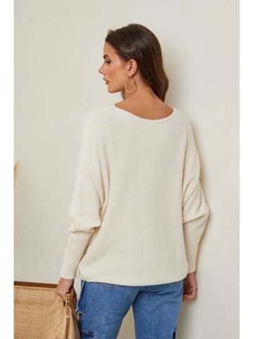 Joséfine Pullover "Hajos" in Creme