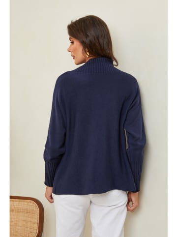 Joséfine Sweter "Izsak" w kolorze granatowym