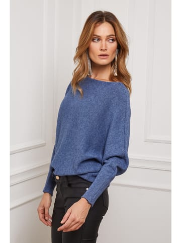 So Cachemire Trui "Jackson" blauw