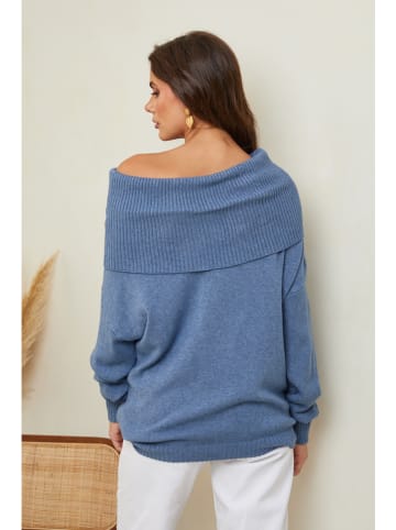 So Cachemire Pullover "Kaba" in Blau