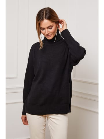 So Cachemire Rollkragenpullover "Kaboul" in Schwarz