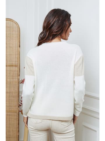 So Cachemire Pullover "Lanos" in Creme/ Beige
