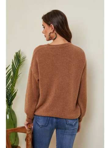 Joséfine Pullover "Letenye" in Hellbraun