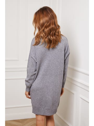 So Cachemire Strickkleid "Abufera" in Grau
