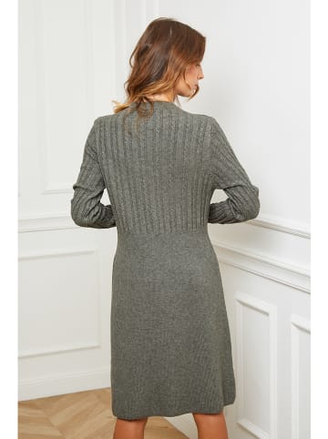 Joséfine Strickkleid "Garcy" in Oliv