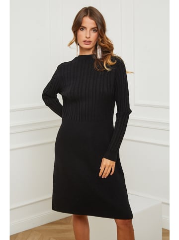 Joséfine Gebreide jurk "Garcy" zwart