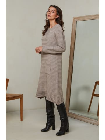 Joséfine Strickkleid "Mahony" in Braun
