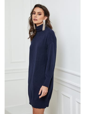 Joséfine Gebreide jurk "Warren" donkerblauw
