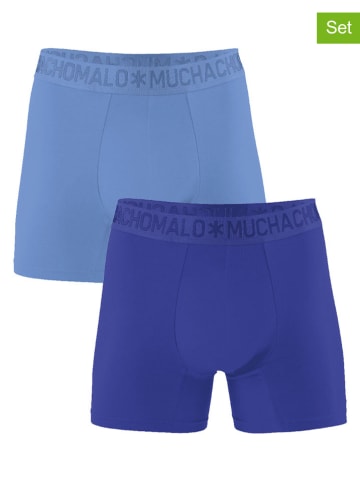 Muchachomalo 2er-Set: Boxershorts in Blau/ Hellblau