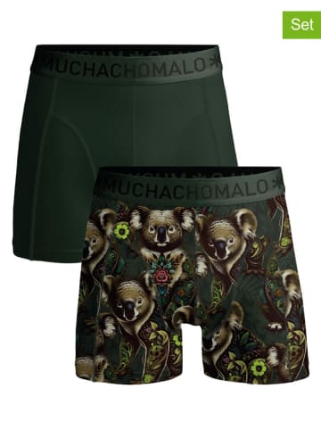 Muchachomalo 2er-Set: Boxershorts in Grün
