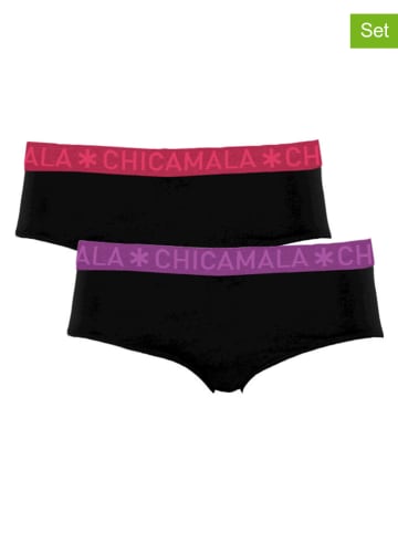 Muchachomalo 2er-Set: Pantys in Schwarz