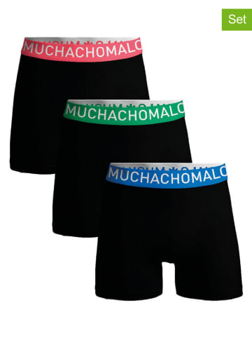 Muchachomalo 3er-Set: Boxershorts in Schwarz