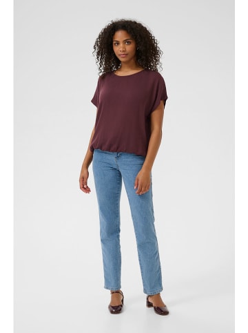 Kaffe Bluse in Bordeaux