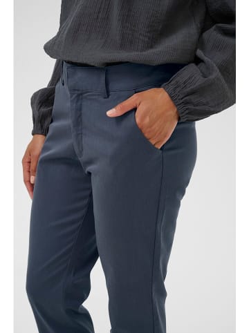 Kaffe Chinobroek donkerblauw