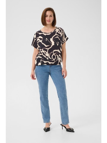 Kaffe Bluse in Dunkelblau