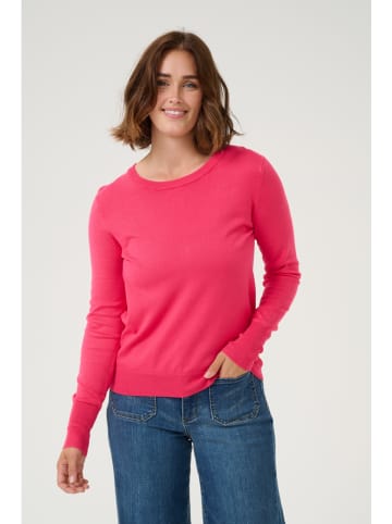 Kaffe Sweter w kolorze różowym