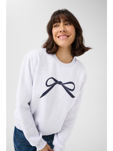 Kaffe Sweatshirt in Hellgrau