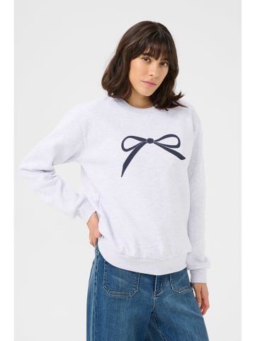Kaffe Sweatshirt in Hellgrau