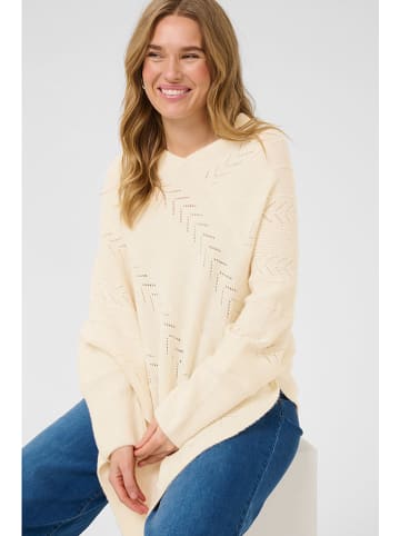 Cream Poncho "Holiday" beige