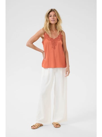 Cream Blousetop "Anna" oranje