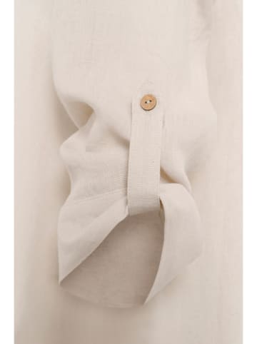 Kaffe Linnen jurk beige