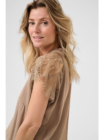 Cream Blusentop in Beige