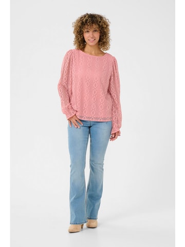 Cream Bluse "Valerie" in Rosa