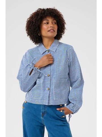 Cream Blazer "Berta" lichtblauw