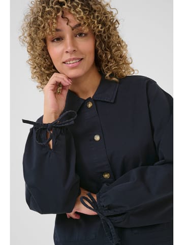 Cream Blazer "Berta" in Dunkelblau