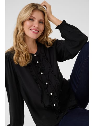 Kaffe Bluse in Schwarz