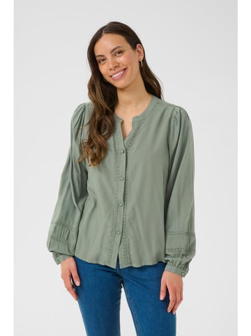 Cream Bluse in Grün