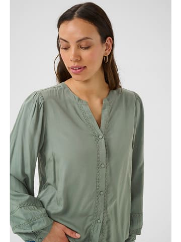 Cream Bluse in Grün