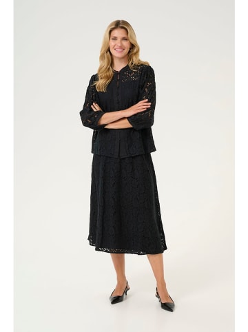 Cream Bluse in Schwarz