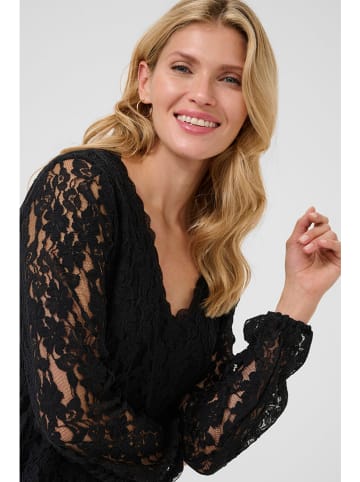 Cream Bluse in Schwarz