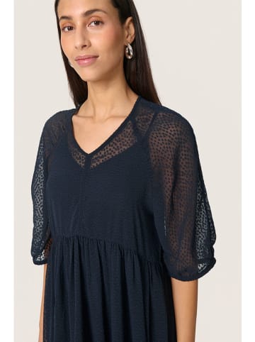 Soaked in Luxury Jurk donkerblauw