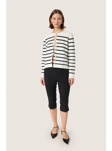 Soaked in Luxury Cardigan in Creme/ Schwarz