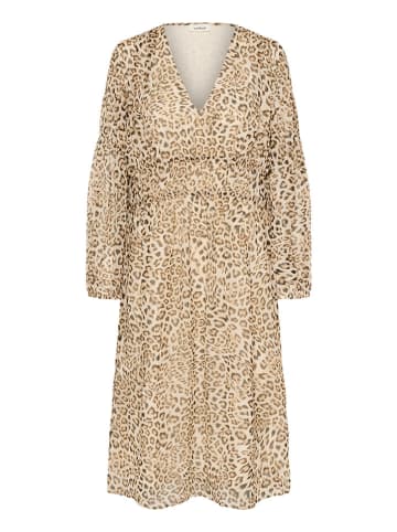 Soaked in Luxury Jurk beige