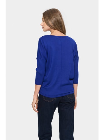 SAINT TROPEZ Sweter w kolorze granatowym